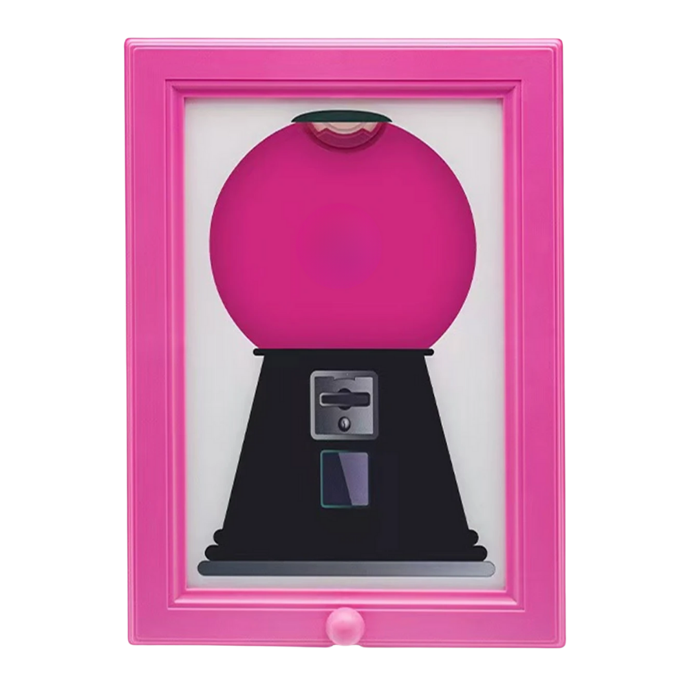 Wall-Mounted Candy Frame Dispenser  -Pink - Ozerty