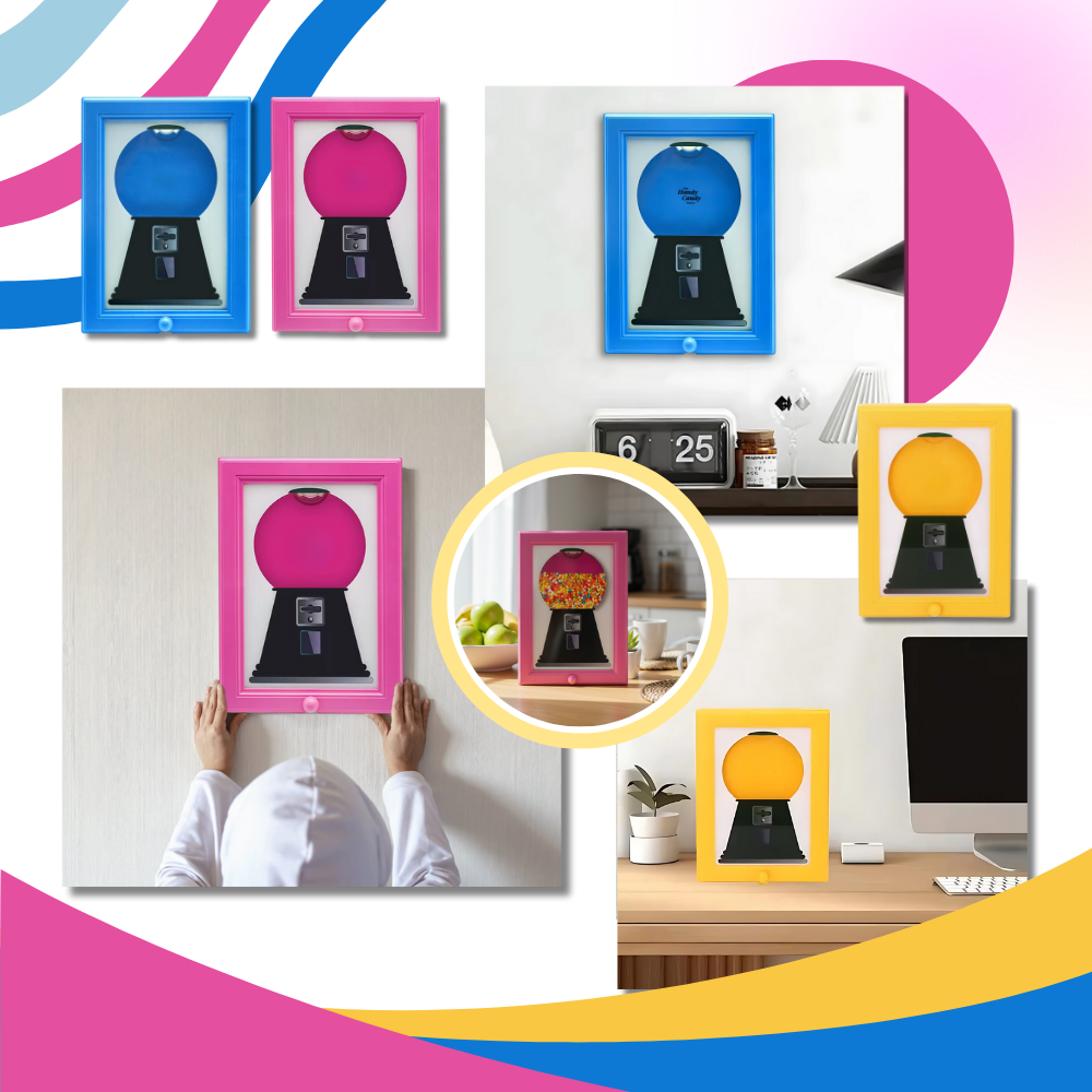 Wall-Mounted Candy Frame Dispenser  - Ozerty