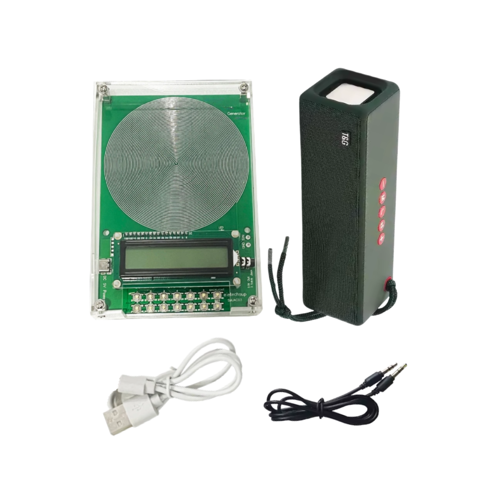 Wide Frequency Sound Wave Generator -Machine With Speaker - Ozerty