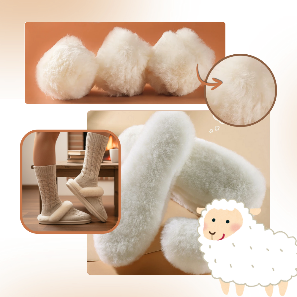 Wool Cloud Warm Shoe Inserts - Ozerty