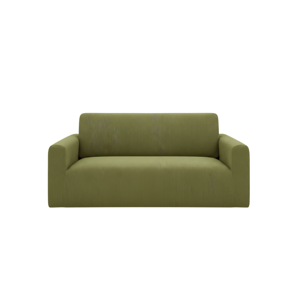 Wrinkle Free Corduroy Sofa Cover -Undivided - Ozerty