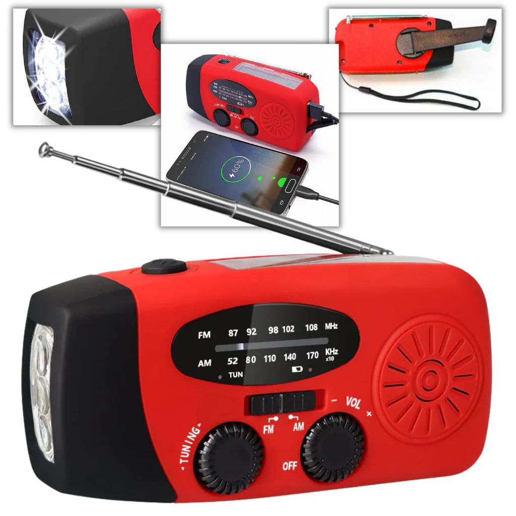 Stay Prepared with the Multifunctional Dynamo Emergency Radio