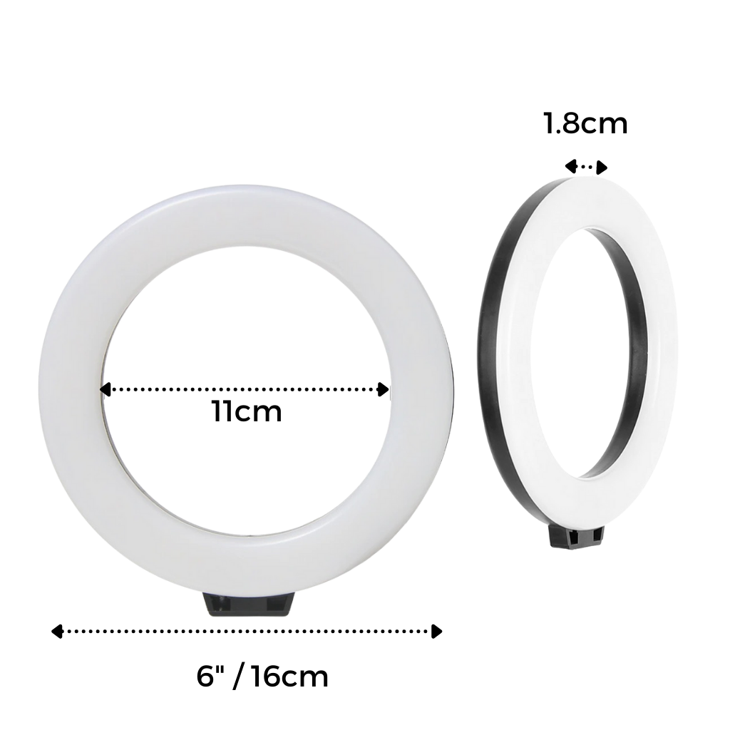 16 cm LED Ring Light with Stand