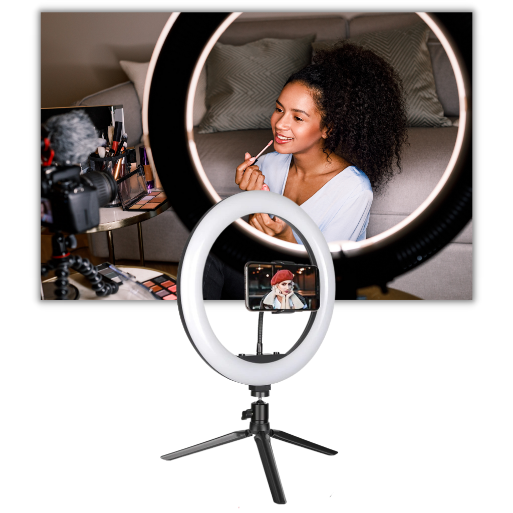 16 cm LED Ring Light with Stand