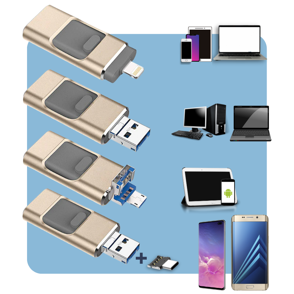 4 in 1 USB flash drive