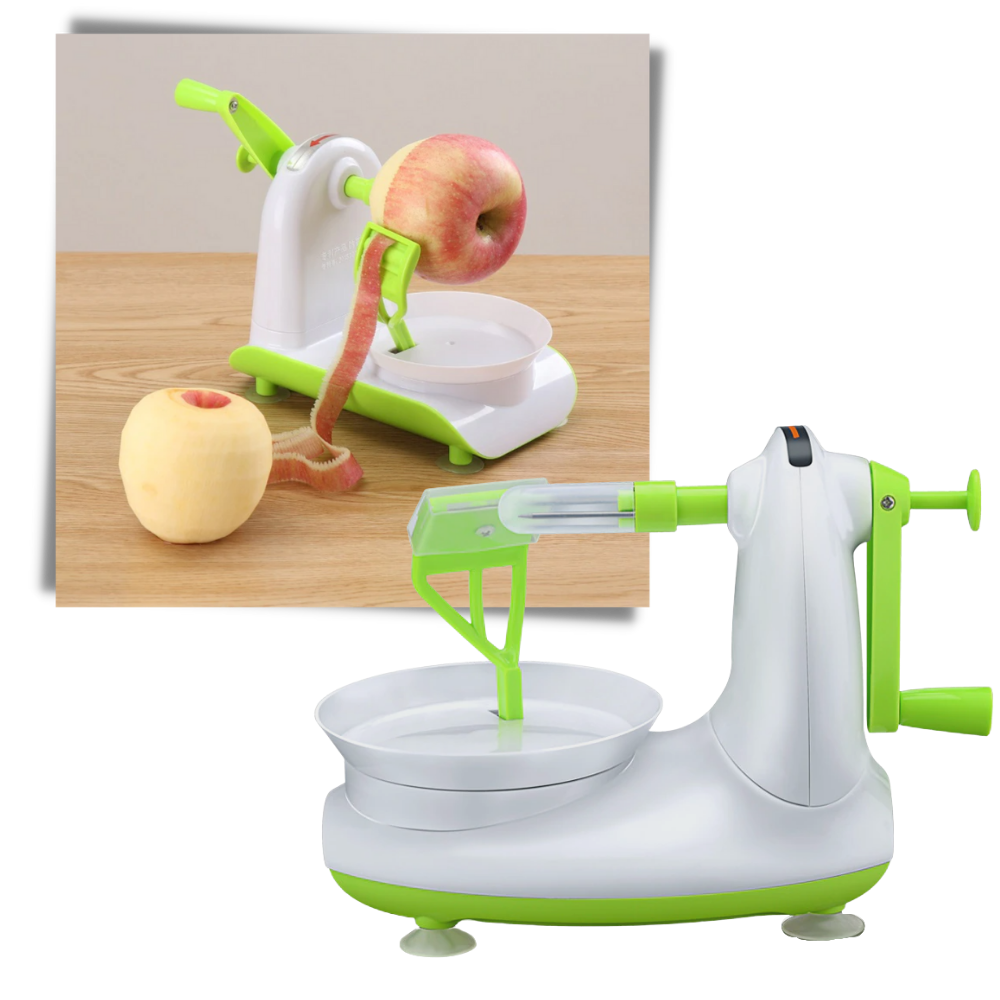 Hand-Cranked Fruit Peeler