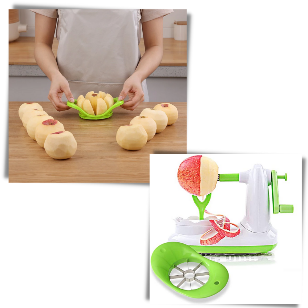 Hand-Cranked Fruit Peeler