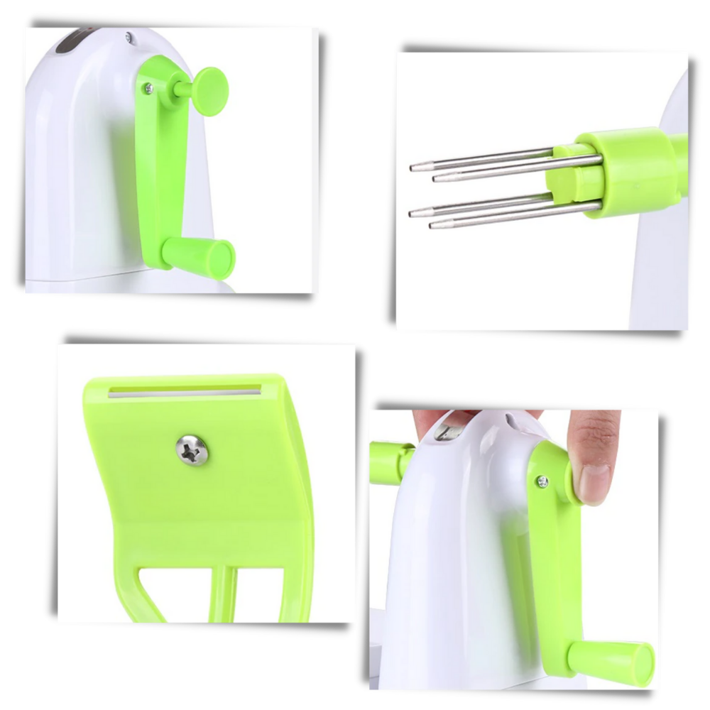 Hand-Cranked Fruit Peeler