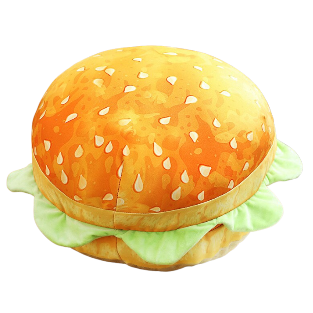 Plush Burger Cushion