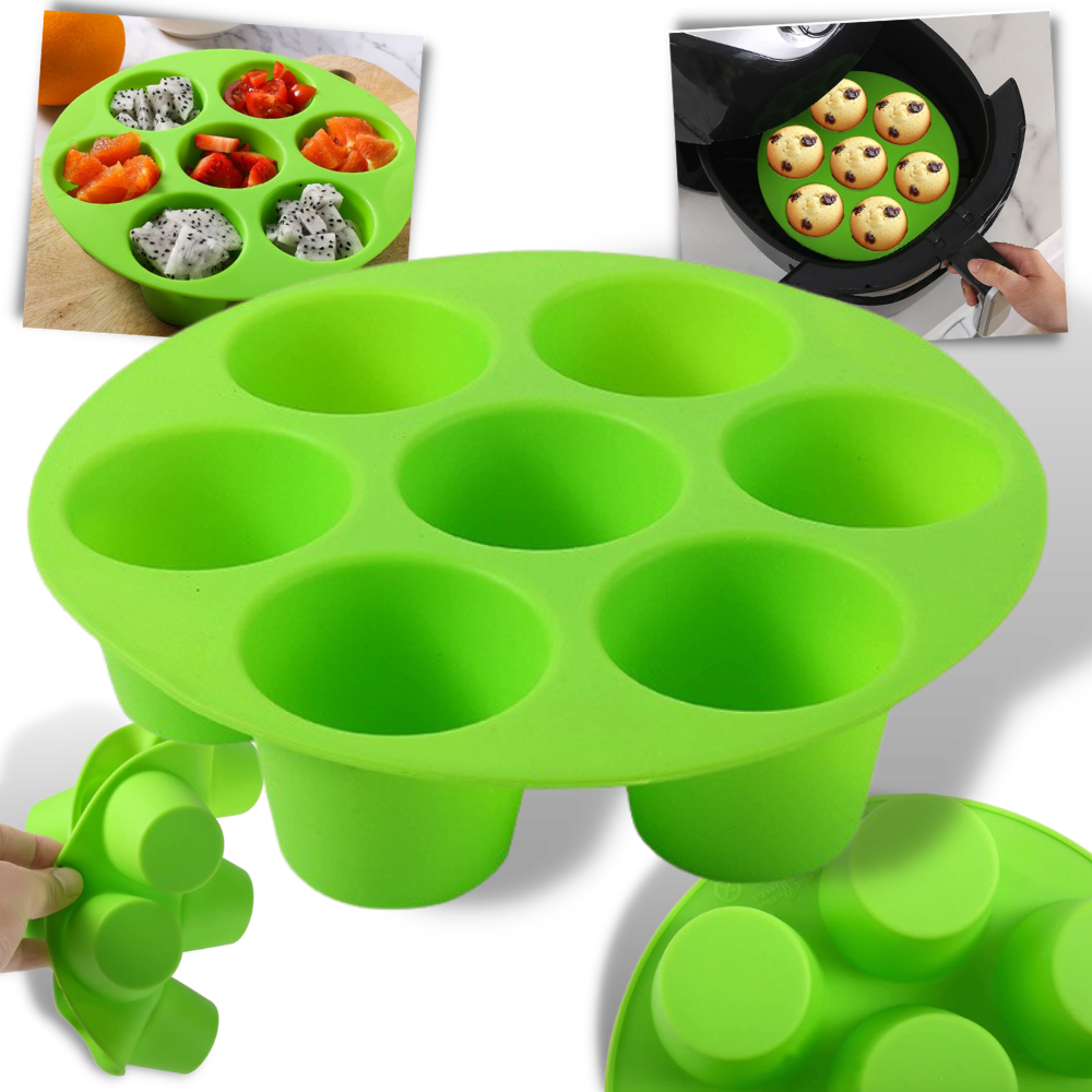 Round Silicone Cupcake Tray -