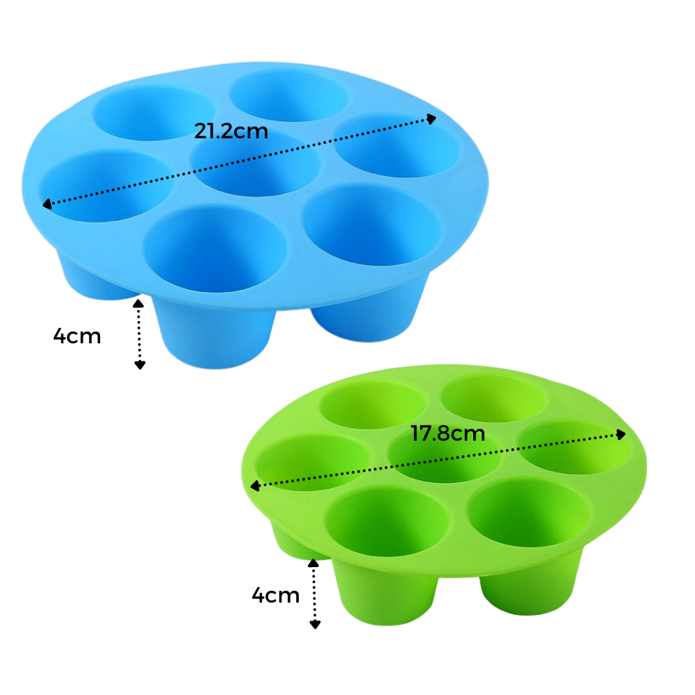 Round Silicone Cupcake Tray