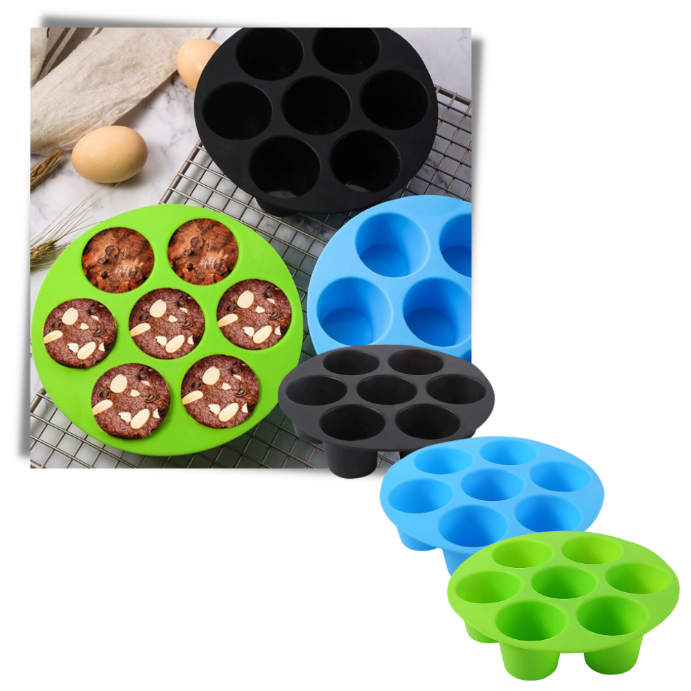 Round Silicone Cupcake Tray