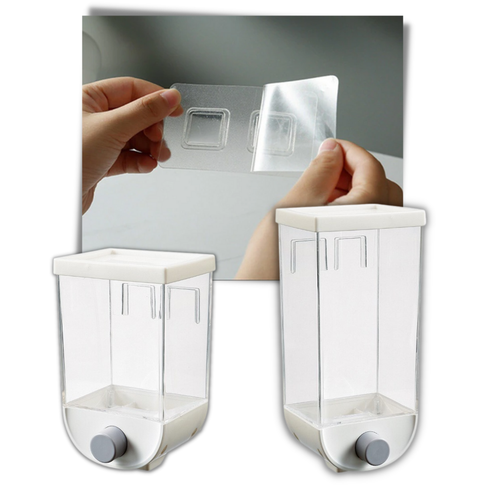 Adhesive Wall-Mounted Cereal Dispenser