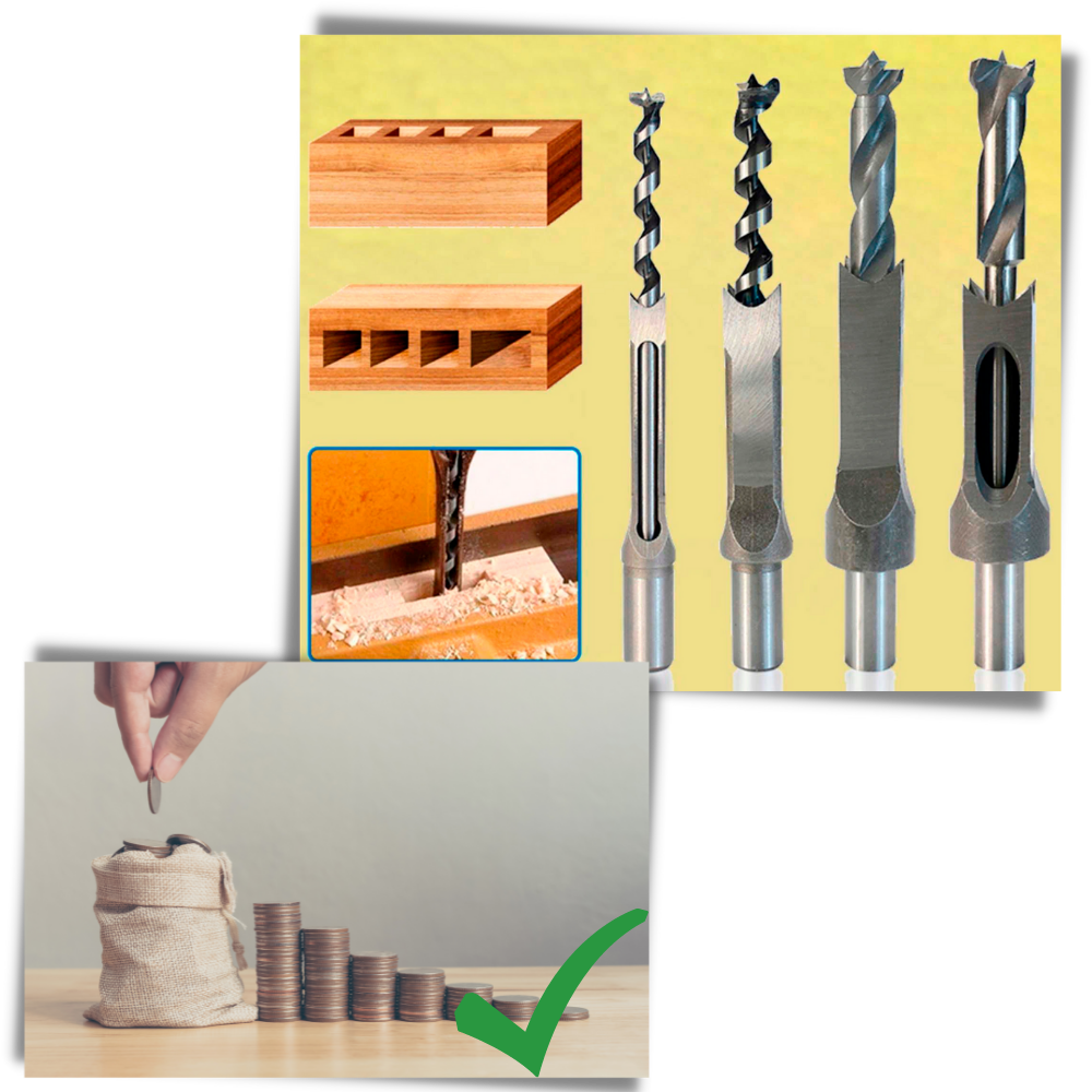 Chisel Drill Bit Set