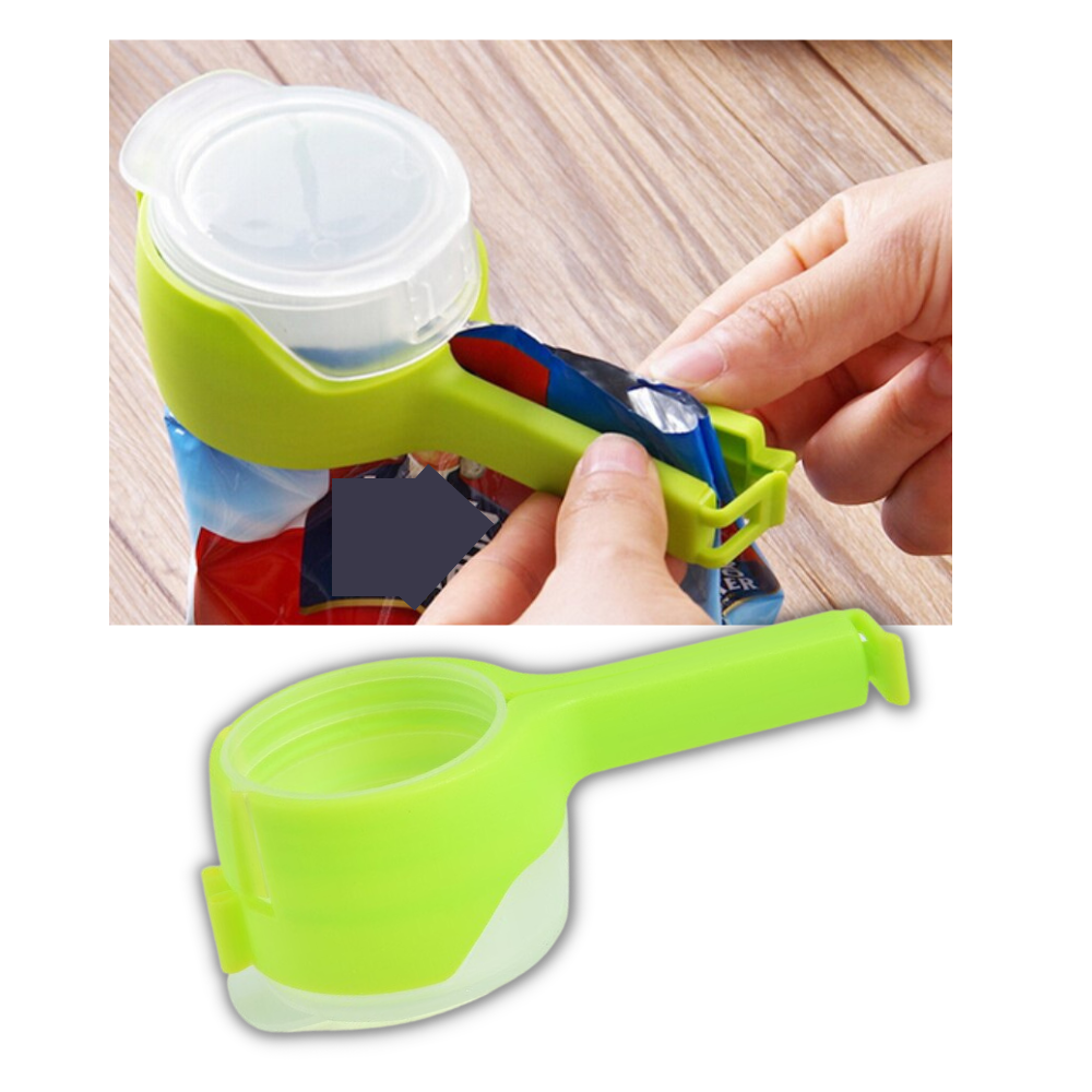 Food Bag Clip with Lid (2-pack)