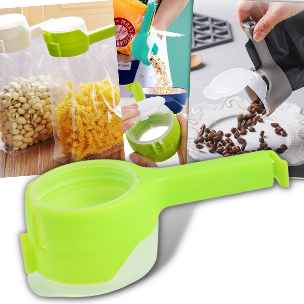 Food Bag Clip with Lid (2-pack) -