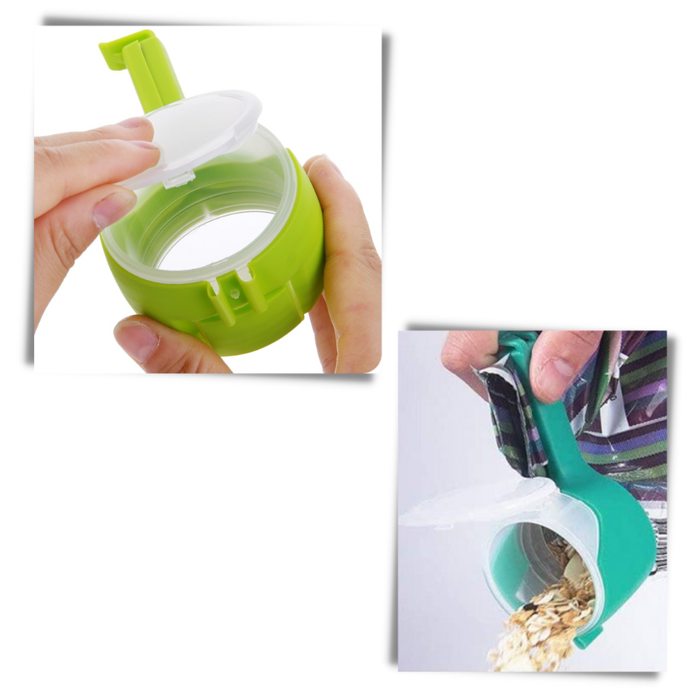 Food Bag Clip with Lid (2-pack)