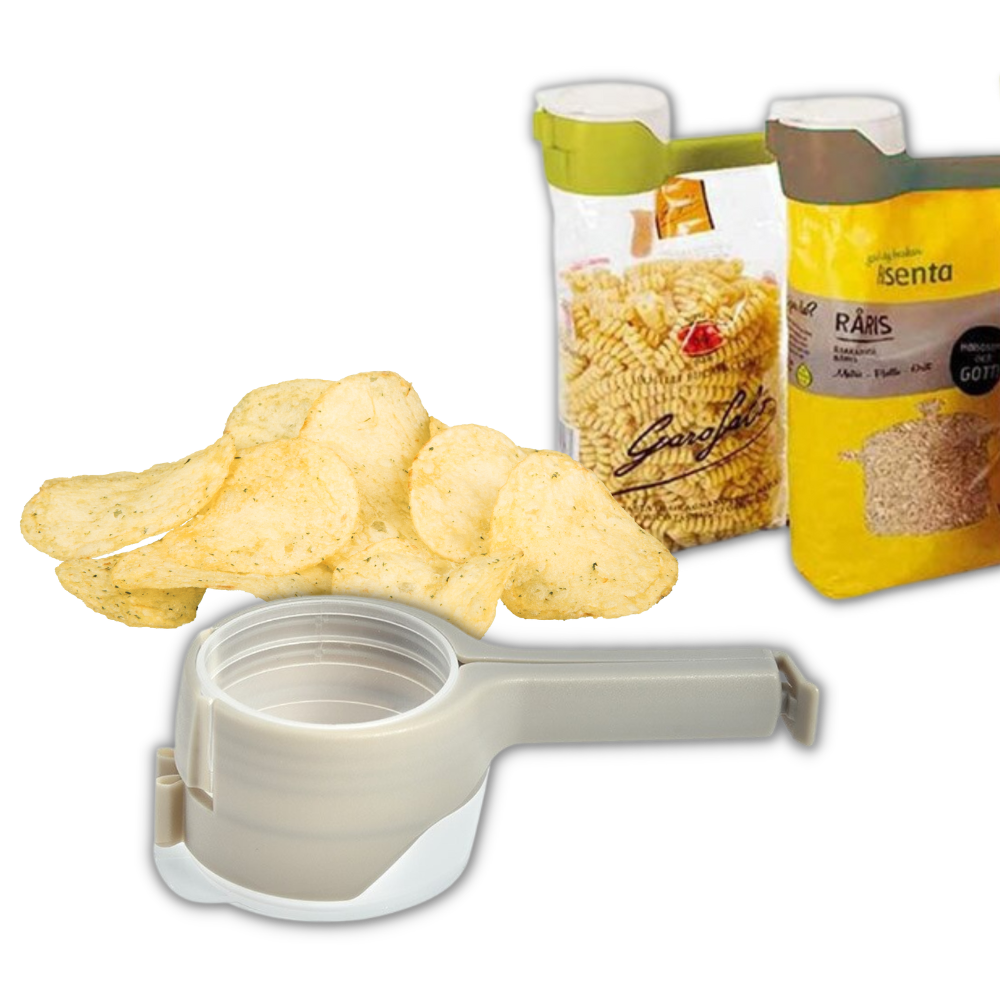 Food Bag Clip with Lid (2-pack)