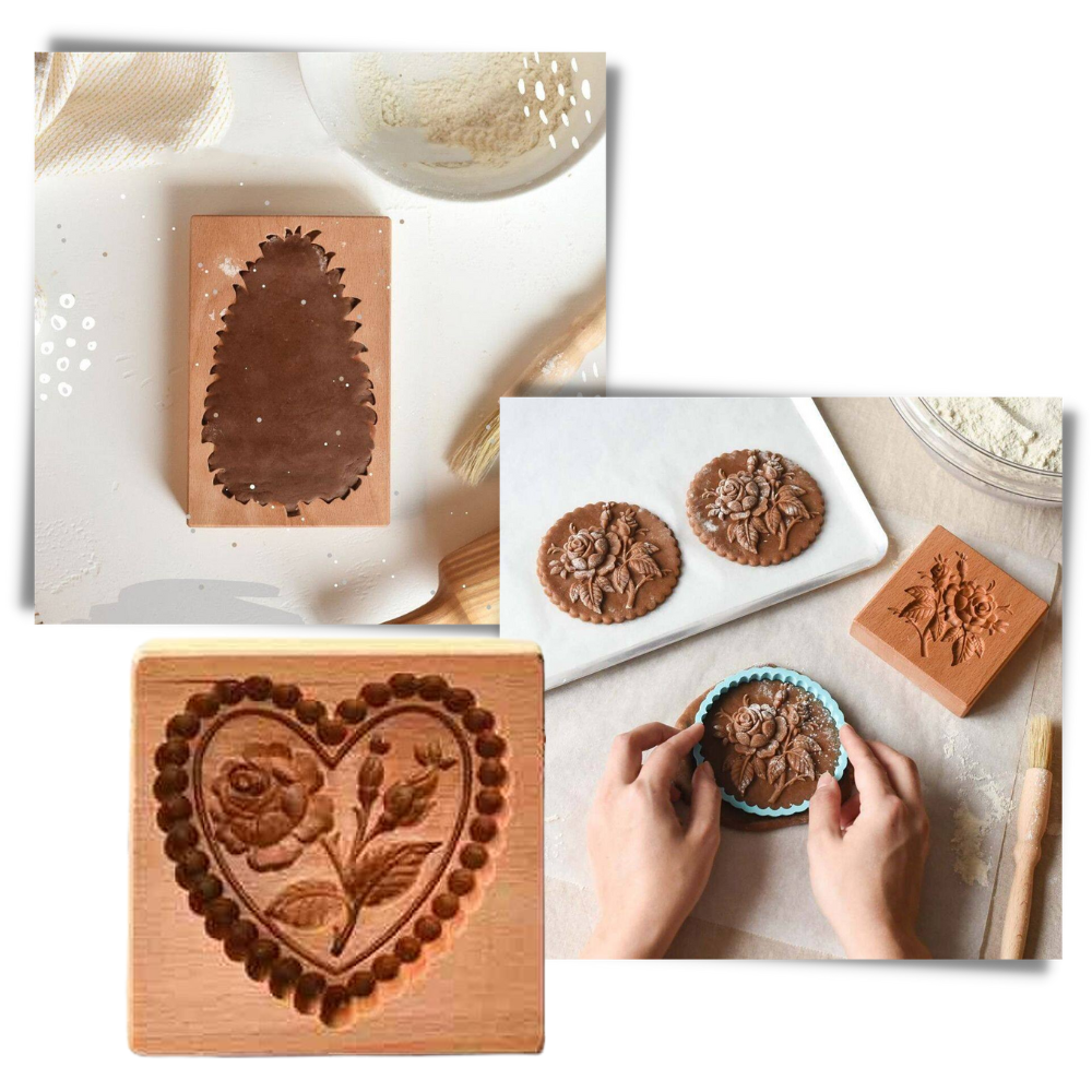 Wooden Cookie Cutter Mould