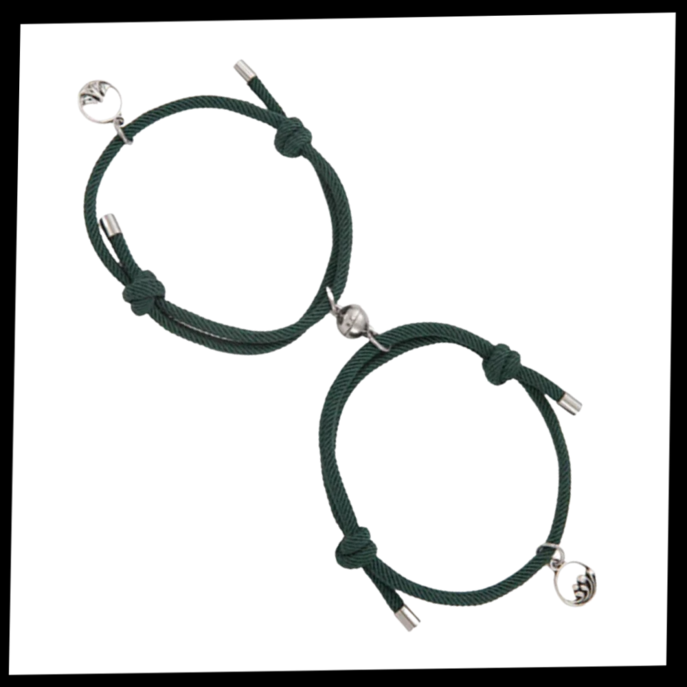 Set of 2 Magnetic Bracelets for Couples