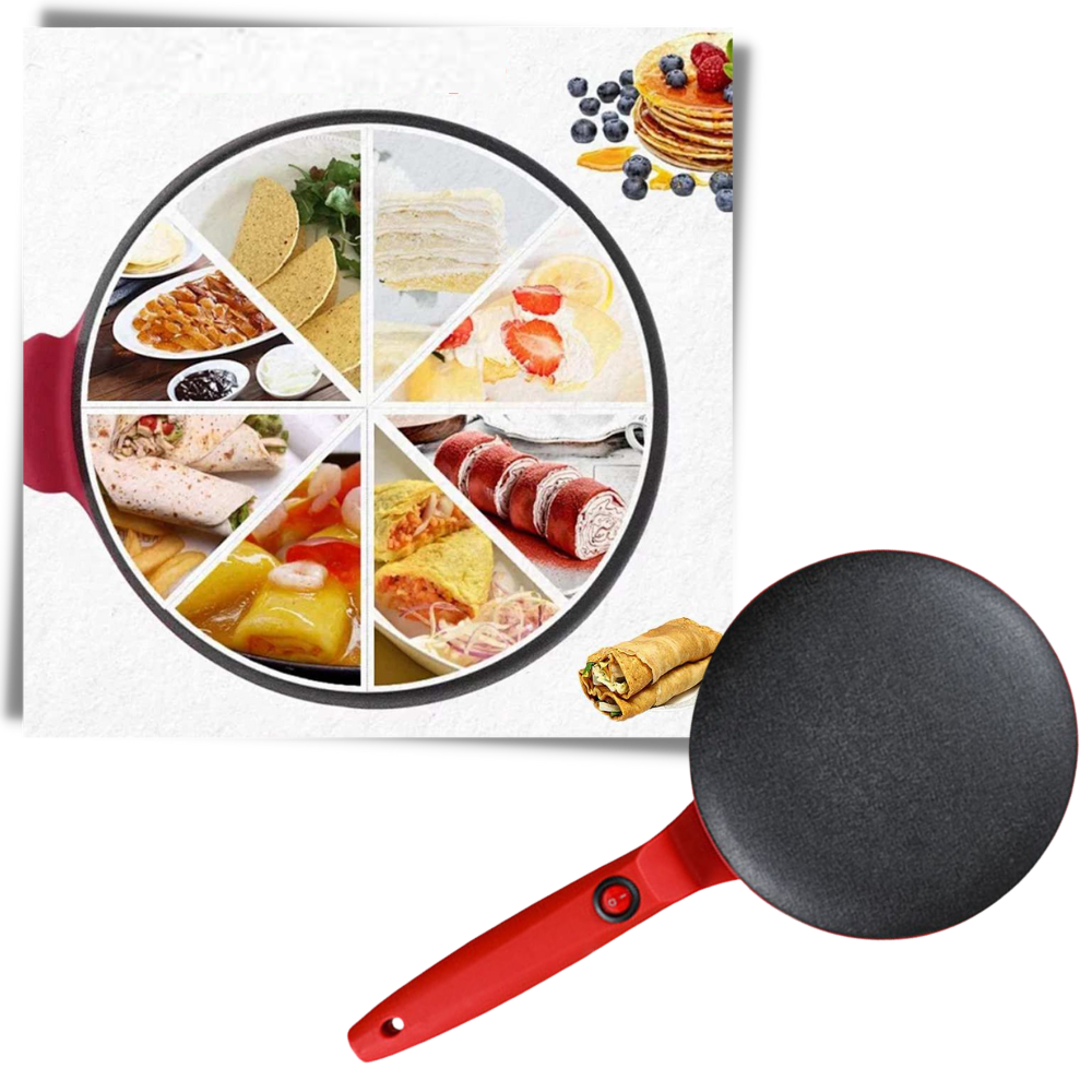 Non-Stick Electric Crepe Maker