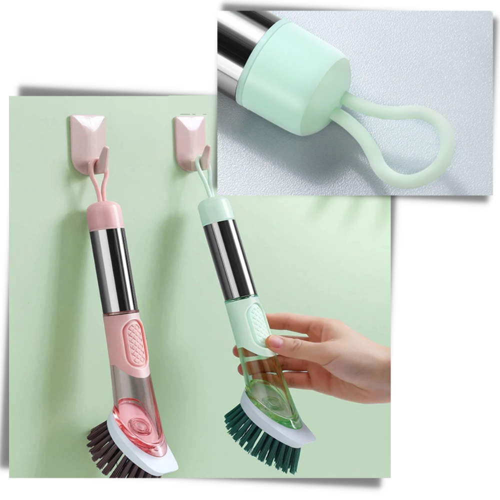 Cleaning Brush with Soap Dispenser