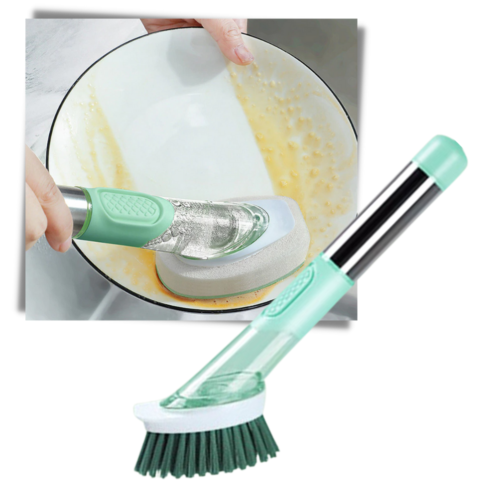 Cleaning Brush with Soap Dispenser