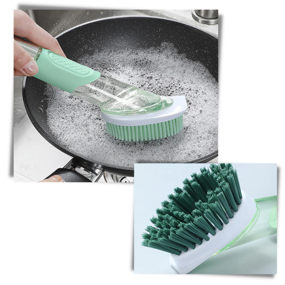 Cleaning Brush with Soap Dispenser