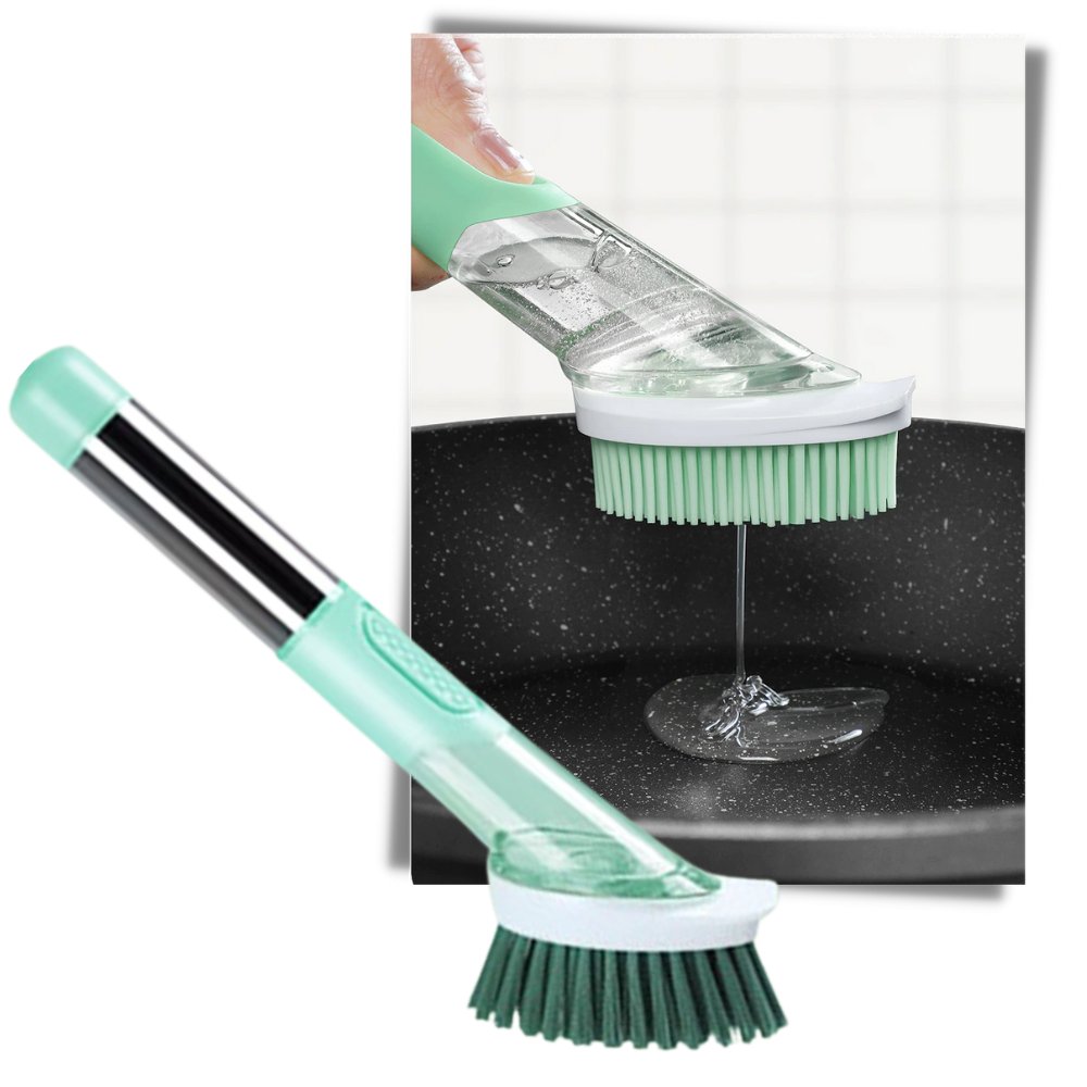 Cleaning Brush with Soap Dispenser