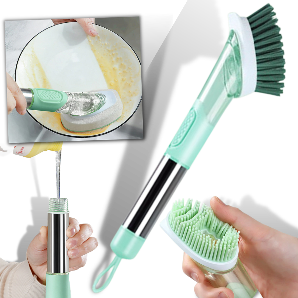 Cleaning Brush with Soap Dispenser -