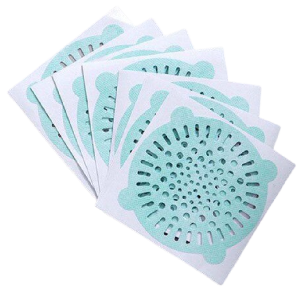 10-Pack Adhesive Disposable Drain Filters