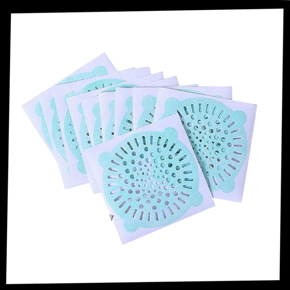 10-Pack Adhesive Disposable Drain Filters