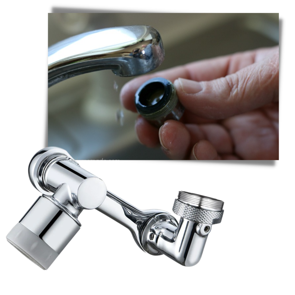 Anti-splash Rotating Water Faucet Extender