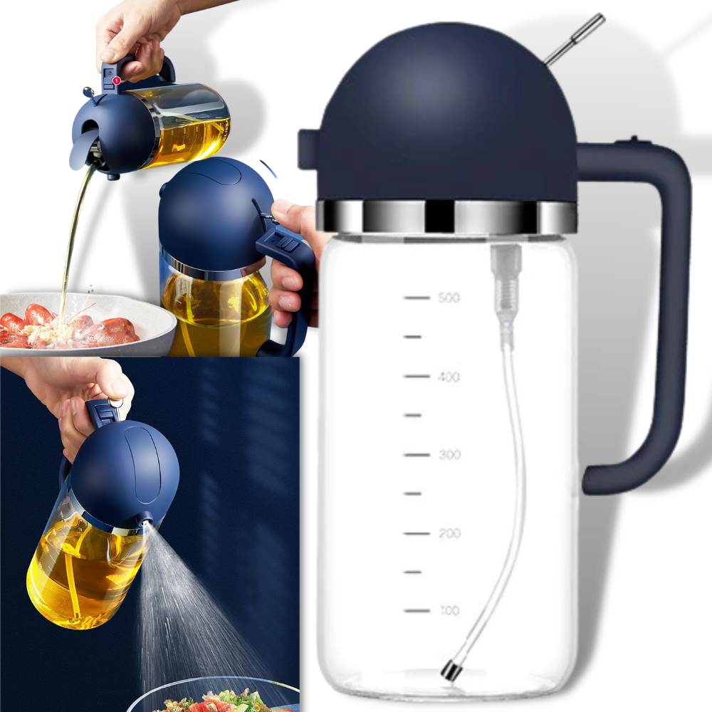 Spray & Pour Oil Dispenser Bottle -