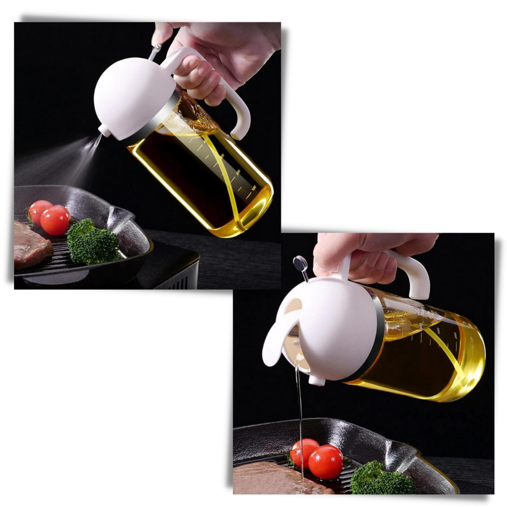 Spray & Pour Oil Dispenser Bottle