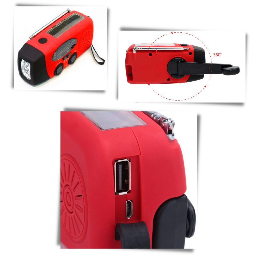 Multifunctional Dynamo Emergency Radio