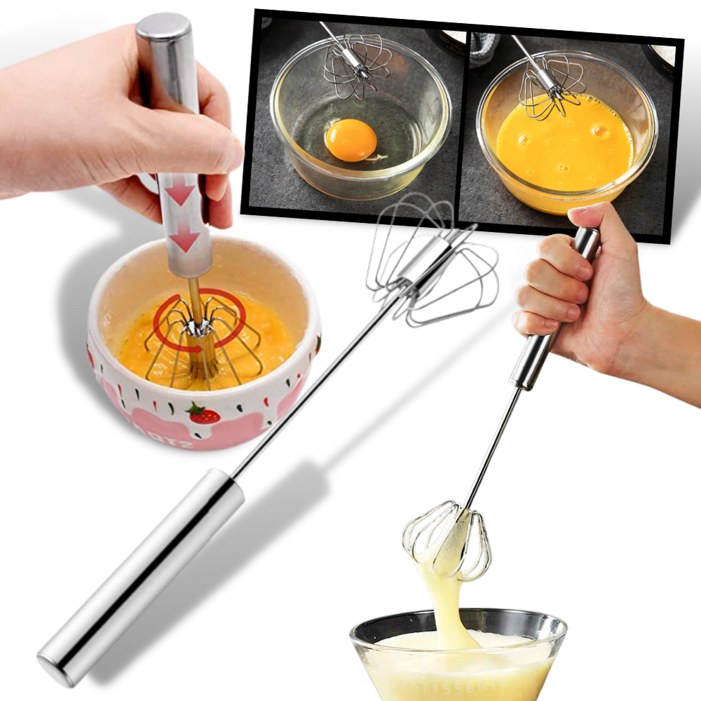 Semi-Automatic Egg Beater -