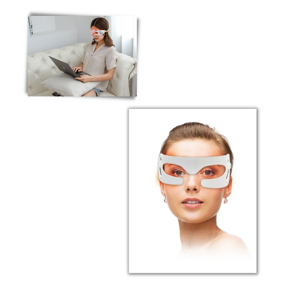 LED Wrinkle Remover Massaging Eye Mask