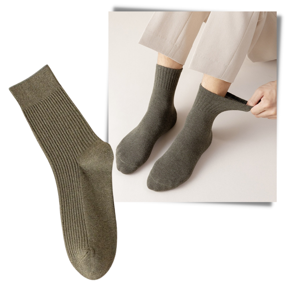 Men's Ribbed Socks (2 Pairs)