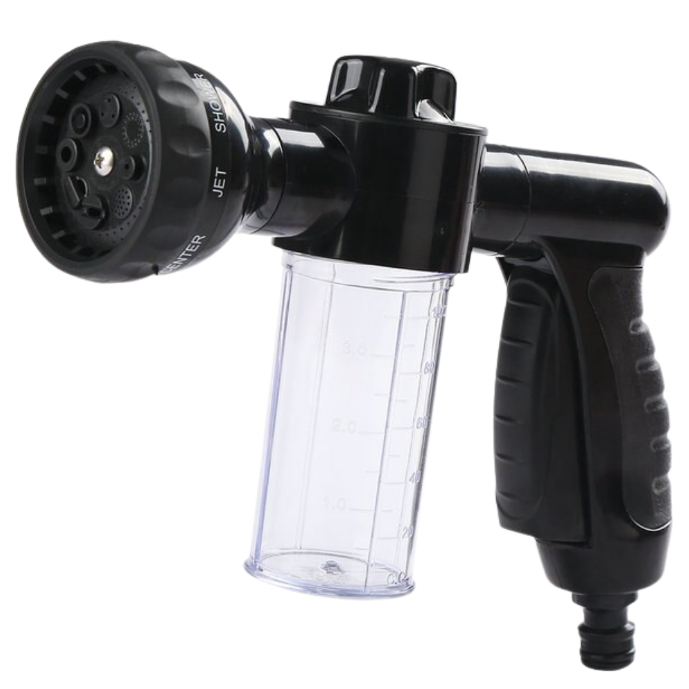 High-Pressure Hose Nozzle Head & Soap Dispenser