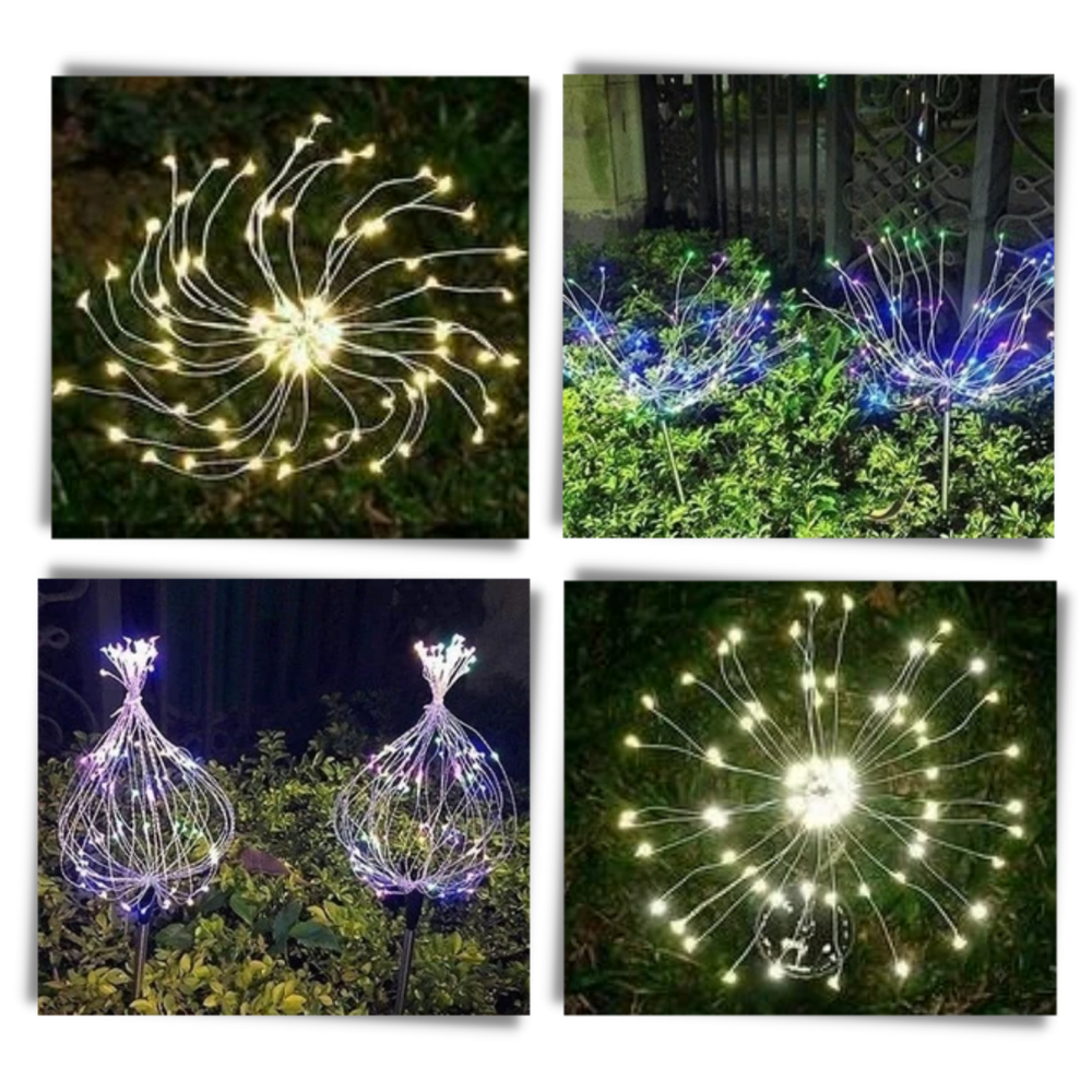 Electric Firework Garden Lights