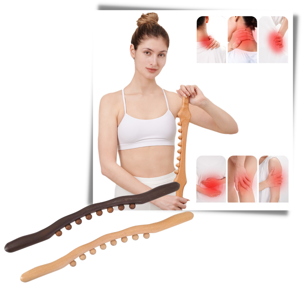 Natural Wood Muscle Massager