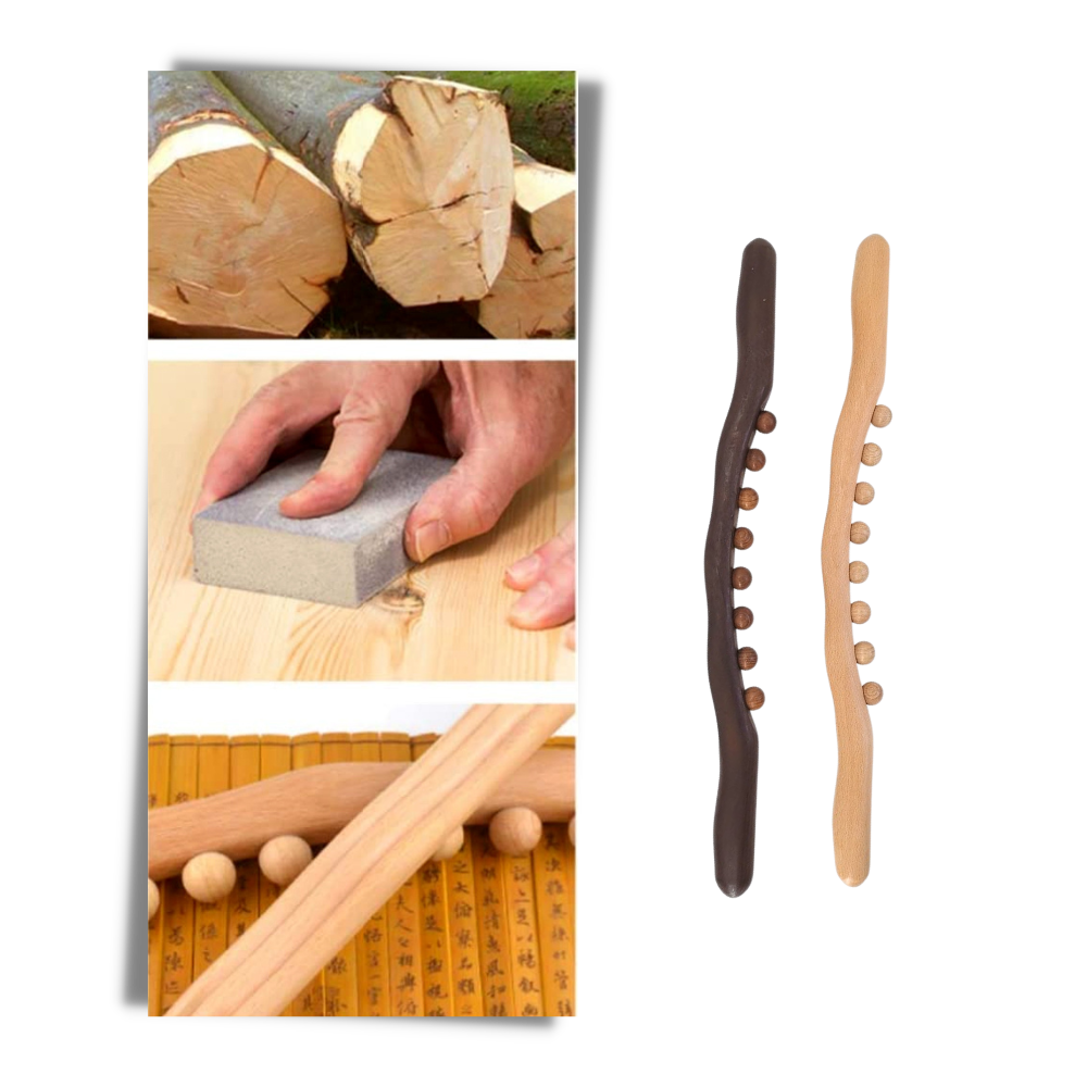 Natural Wood Muscle Massager