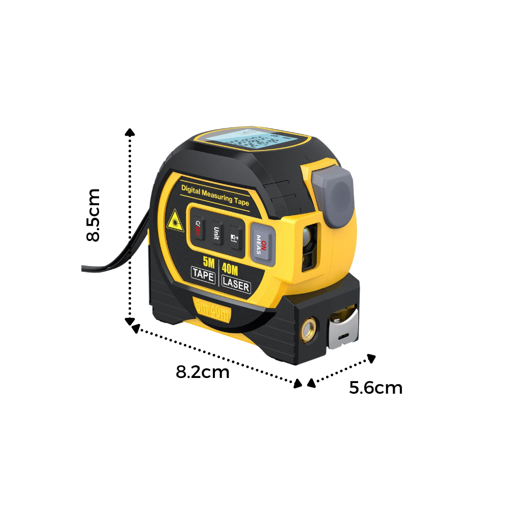 3-in-1 Laser Tape Measure