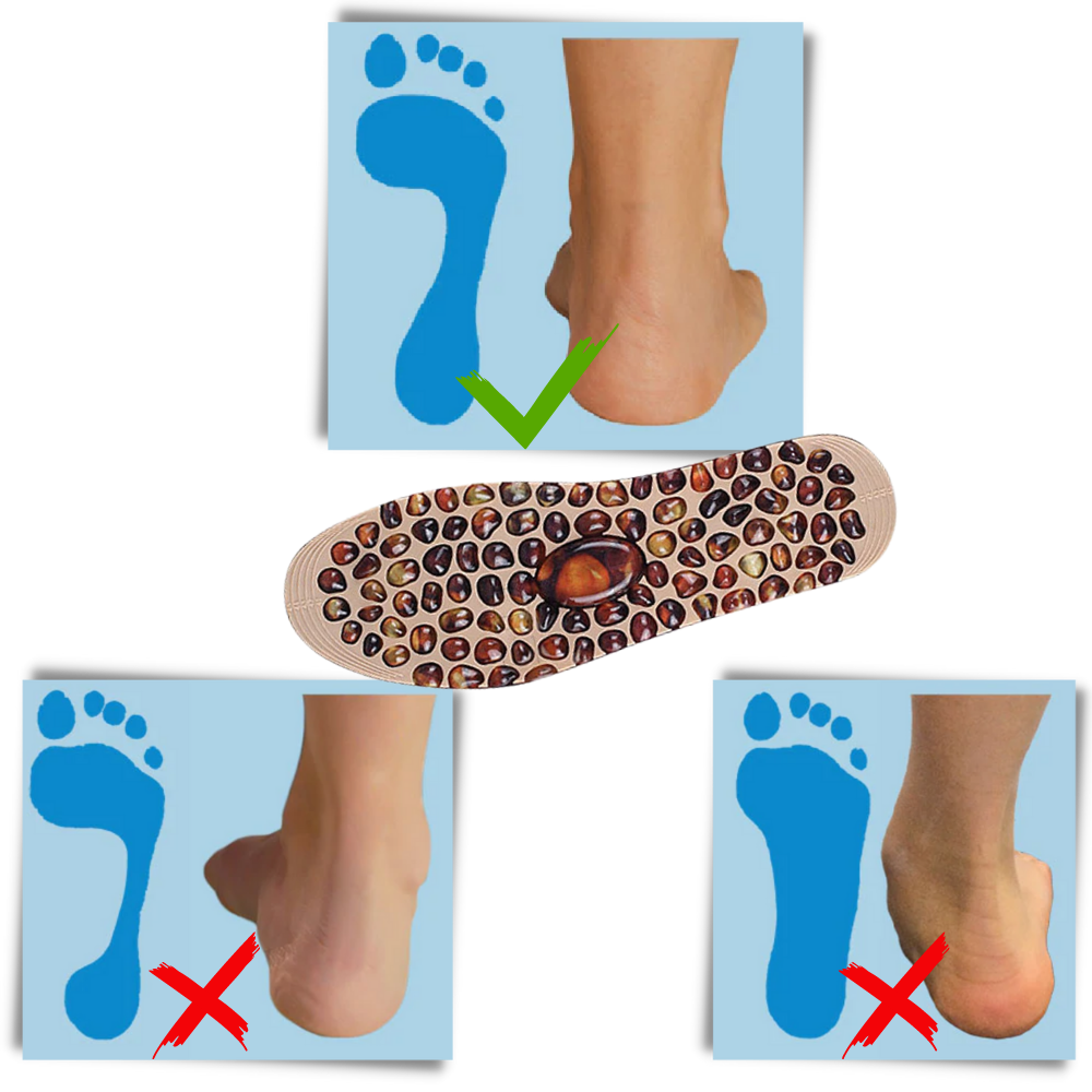 Massaging Insole With Cobble Design