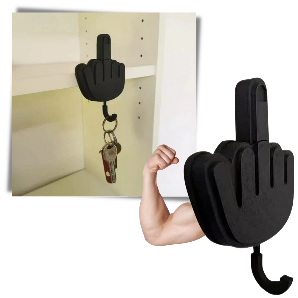 Adhesive Hand Gesture Key Hook