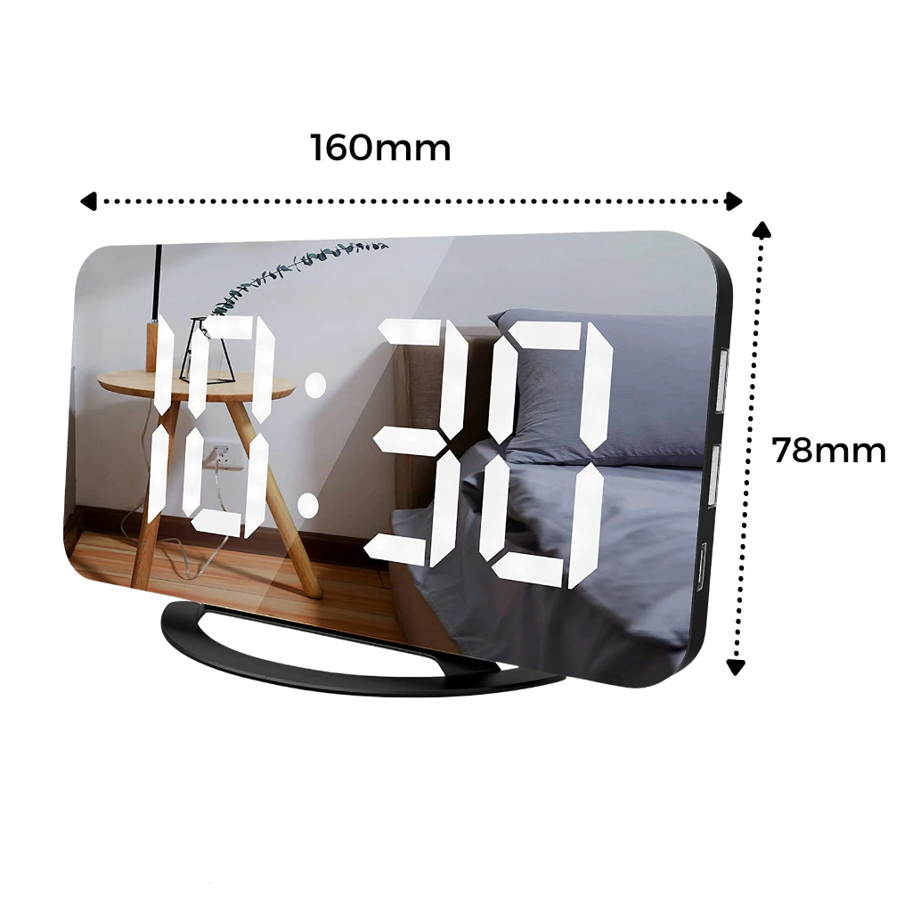 Multifunctional Digital Clock Mirror