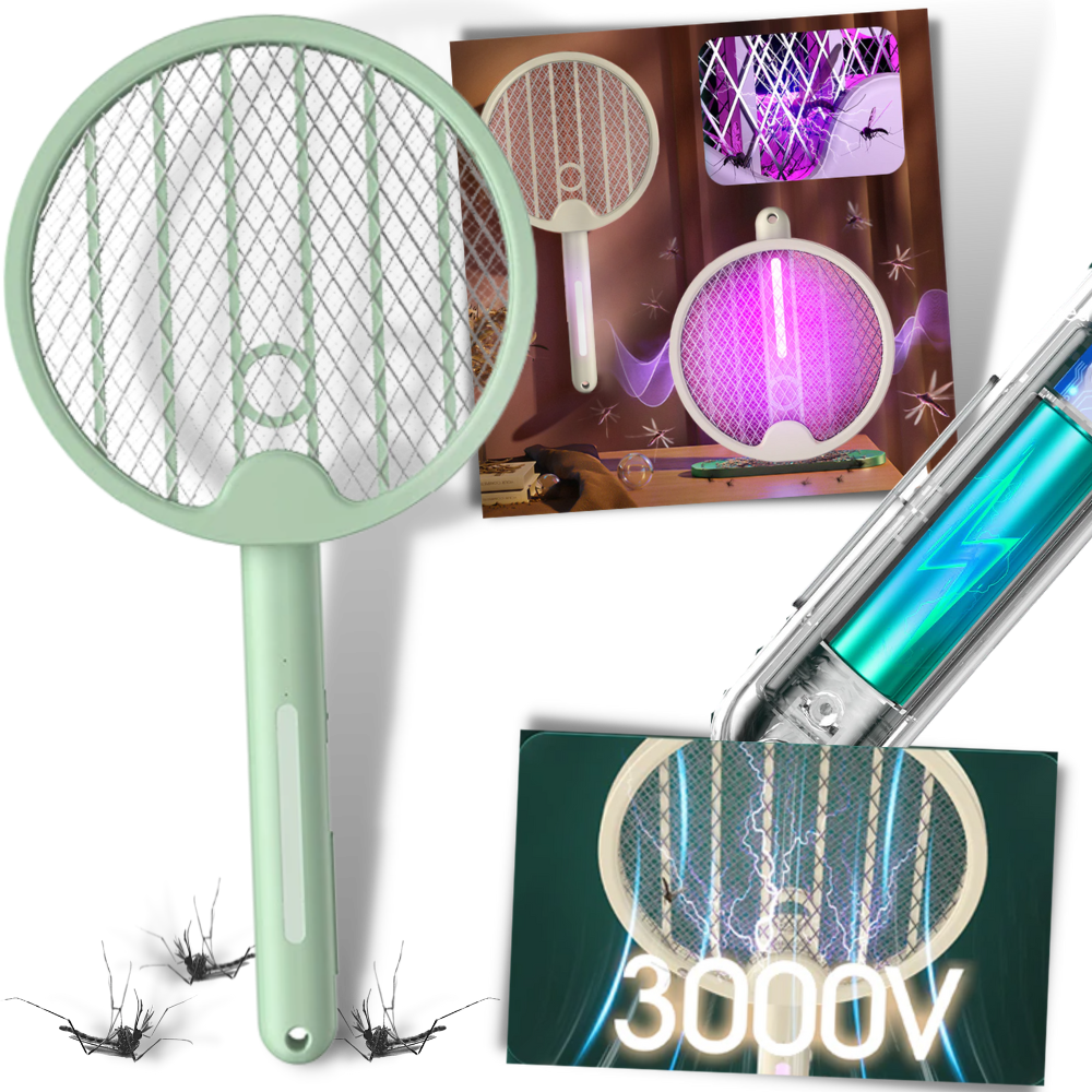 2-In-1 Foldable Mosquito Racket -