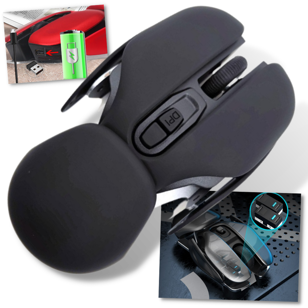 Wireless Ergonomic Gaming Mouse -