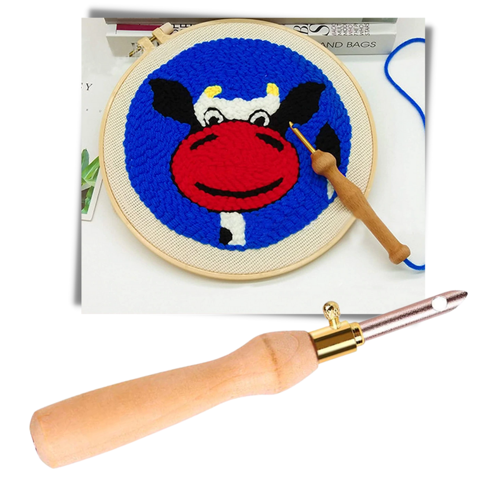 Embroidery Punch Needle Tool Kit